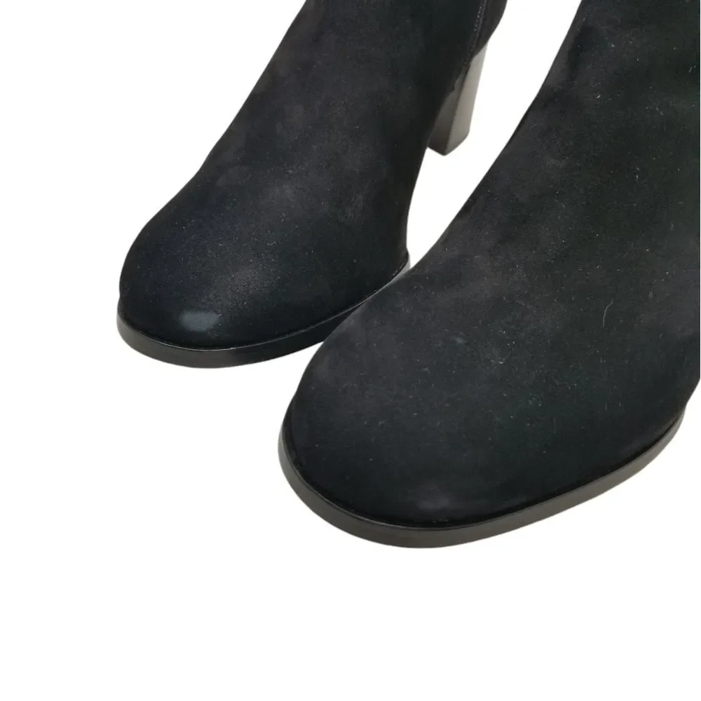 Kate Spade Black Madelaine Leather Boots